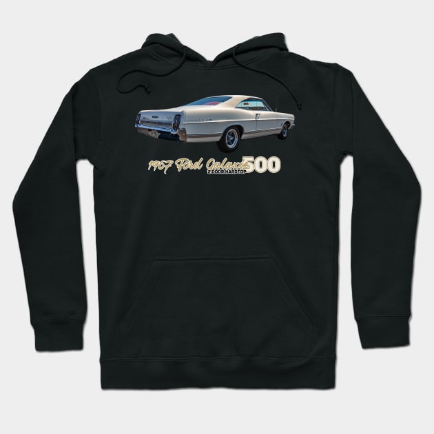 1967 Ford Galaxie 500 2 Door Hardtop Hoodie by Gestalt Imagery